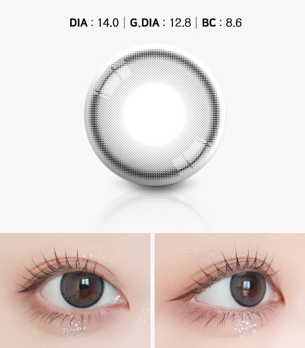 Toric gray Lens beauty contacts astigmatism