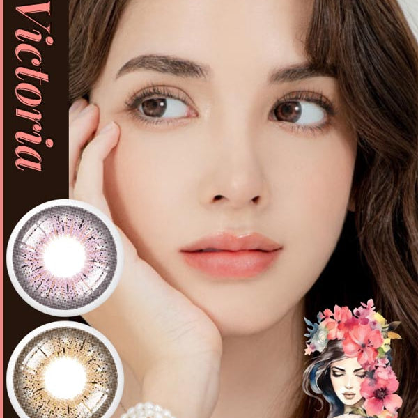 Victoria-brown-pink-contacts-