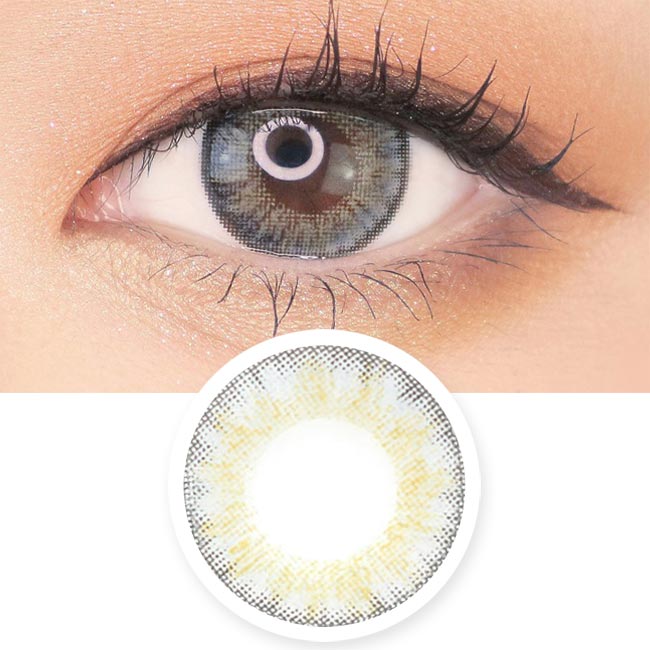 Moist Barbie 3tone gray Contacts for Hperopyia - farsightedness