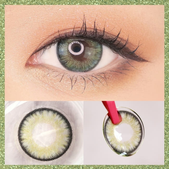 Moist Barbie 3tone green contacts
