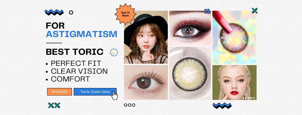 COLORED CONTACTS FOR ASTIGMATISM -TORIC CIRCLE LENSES