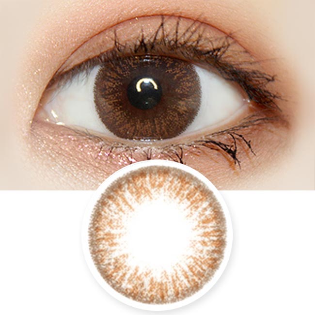 1 Day Colored Contacts Poppy Artric Brown