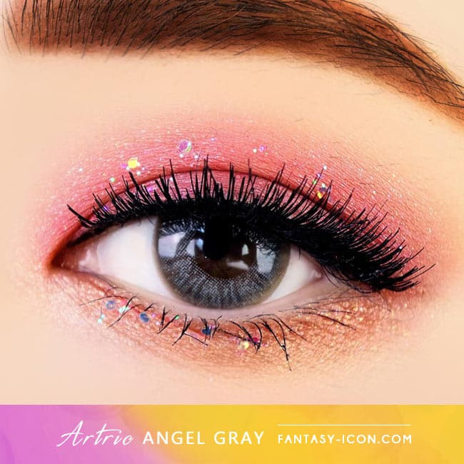 1 Day Colored Contacts Grey Angel Artric - Eyes2