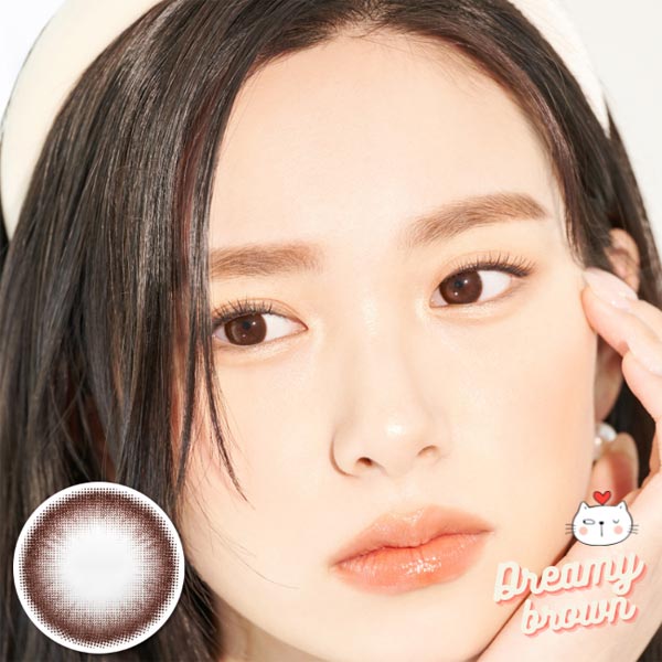 1Day Chocolate Brown Colored Contacts dreamy just