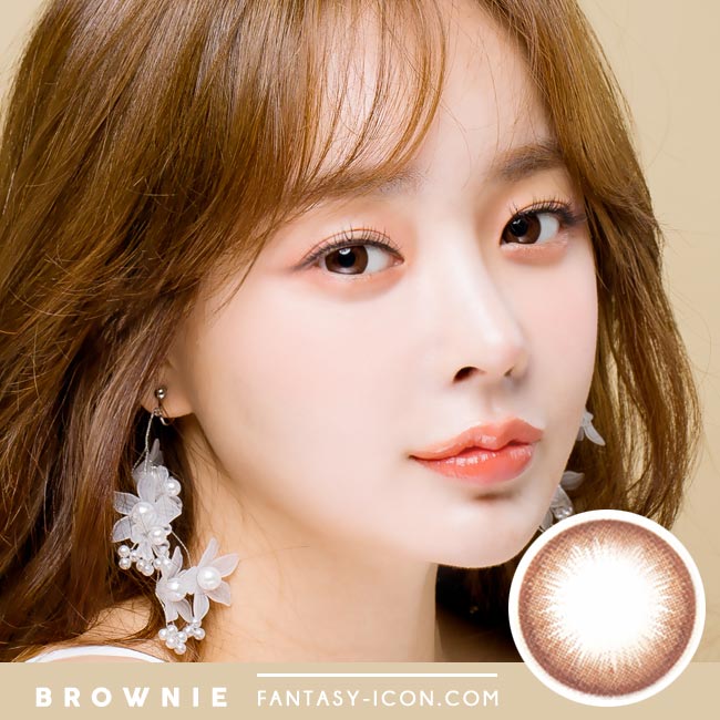 Toric Lens Brownie Brown Colored Contacts For Astigmatism model