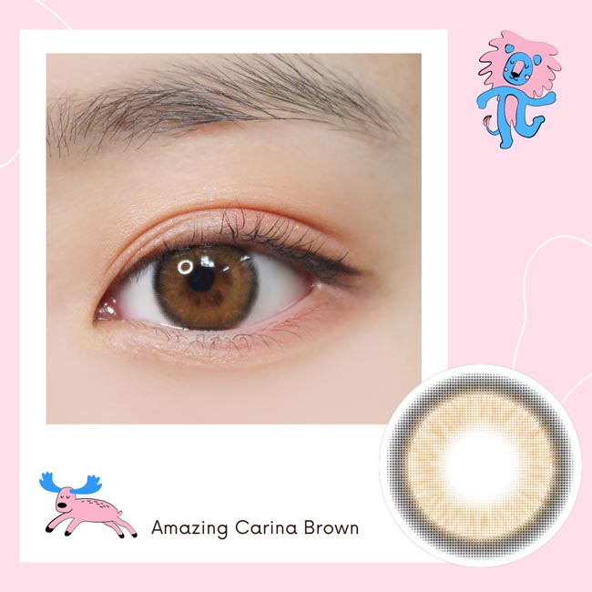 Amazing Carina Brown contacts Circle Lens