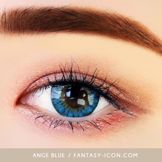 Colored Contacts - Ange Blue Circle Lenses 3