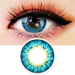 Colored Contacts - Ange Blue Circle Lenses