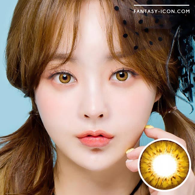 Colored Contacts - Ange Brown Circle Lenses 1