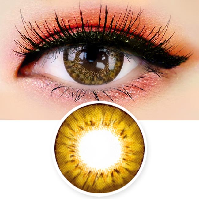 Colored contacts for Hyperopia Ange Brown