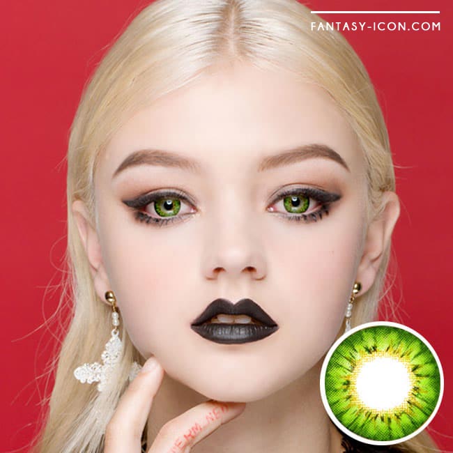 Colored Contacts - Ange Green Circle Lenses 1