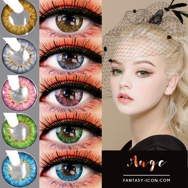 Colored Contacts - Ange Green Circle Lenses 5