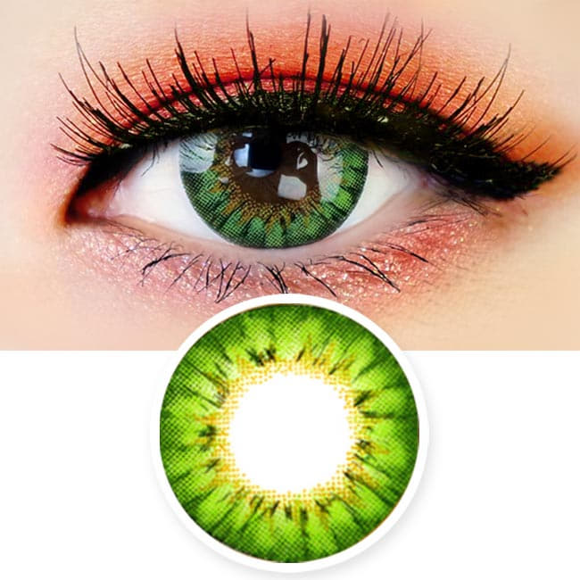 Colored Contacts - Ange Green Circle Lenses