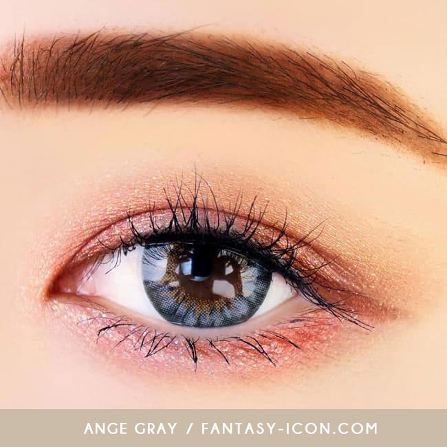 Colored Contacts - Ange Grey Circle Lenses 3