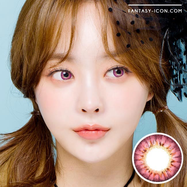 Colored contacts for Hyperopia | Ange Pink - farsightedness | fantasy ...