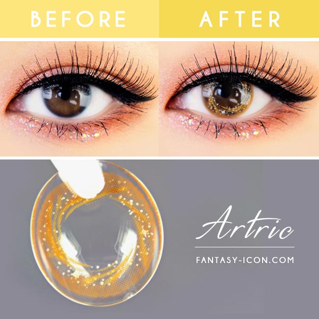 Artric Star Brown Colored Contact Lenses 3