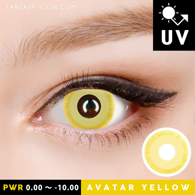 Yellow Contacts For Halloween