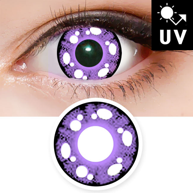 Bubble Pink Purple Halloween Contacts