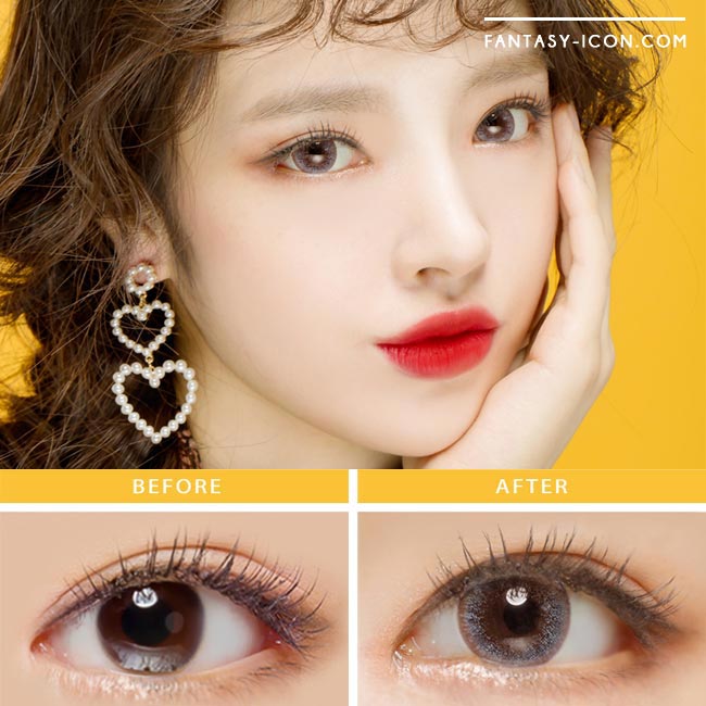 Colored Contacts Bijou Jewelry Grey - Circle Lenses 3