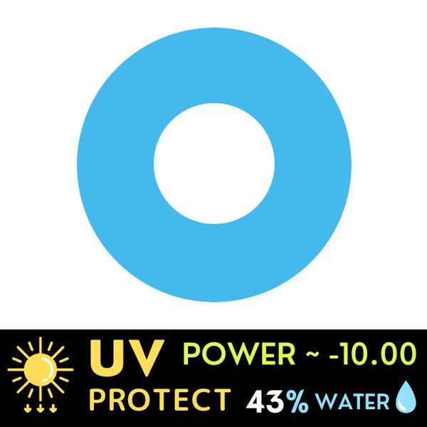 Halloween Blue Contacts Cosplay Solid Lenses Prescription fantasyicon