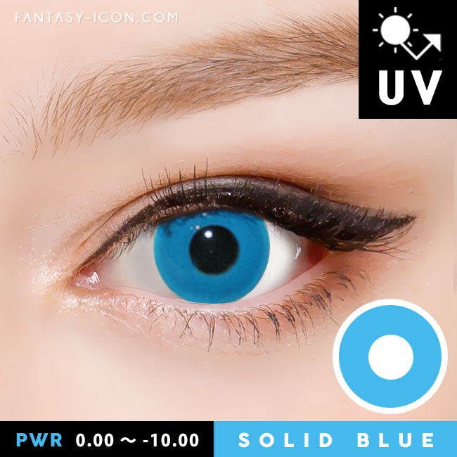 Blue Contacts Cosplay Solid Lenses