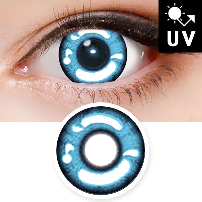 Blue Snow Halloween Contacts