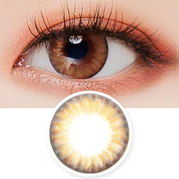  Colored Contacts Diamond Brown - Circle Lenses