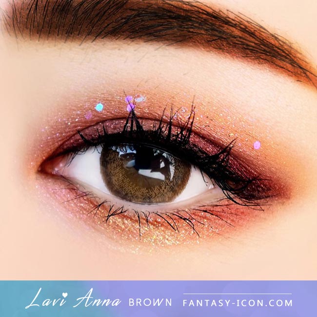 Brown Contacts - Lavi Anna - Eyes Detail 2