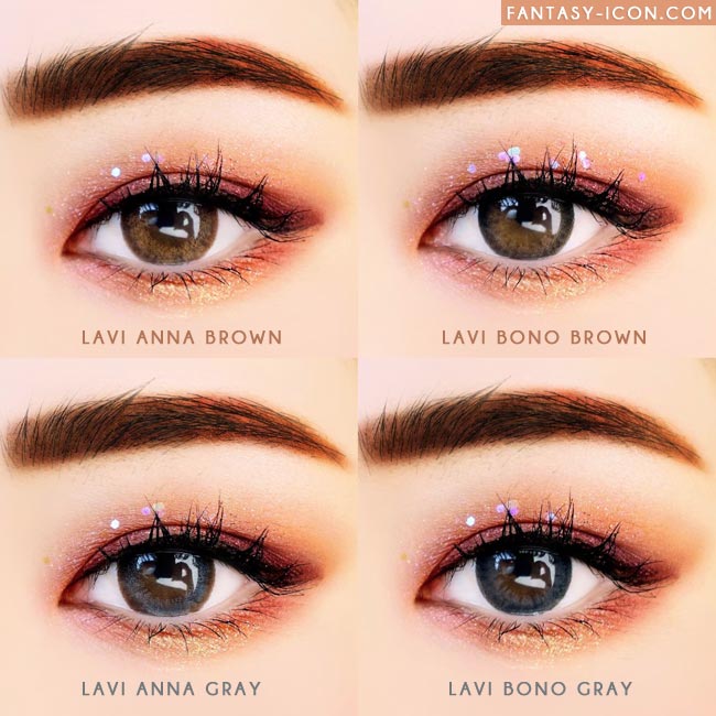 Brown And Grey Contacts - Lavi 