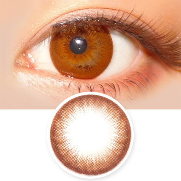 Brownie Brown Colored Contacts - Yearly