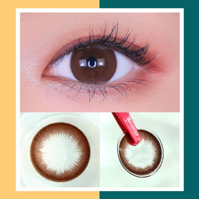 Toric Lens Brownie Brown Colored Contacts For Astigmatism detail