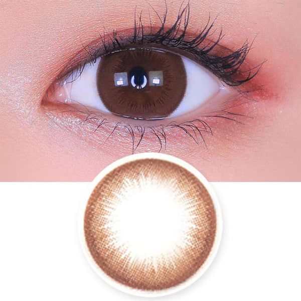 Toric Lens Brownie Brown Colored Contacts For Astigmatism