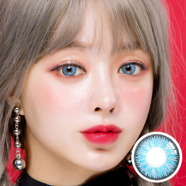 Candy Halloween Blue Contacts 2