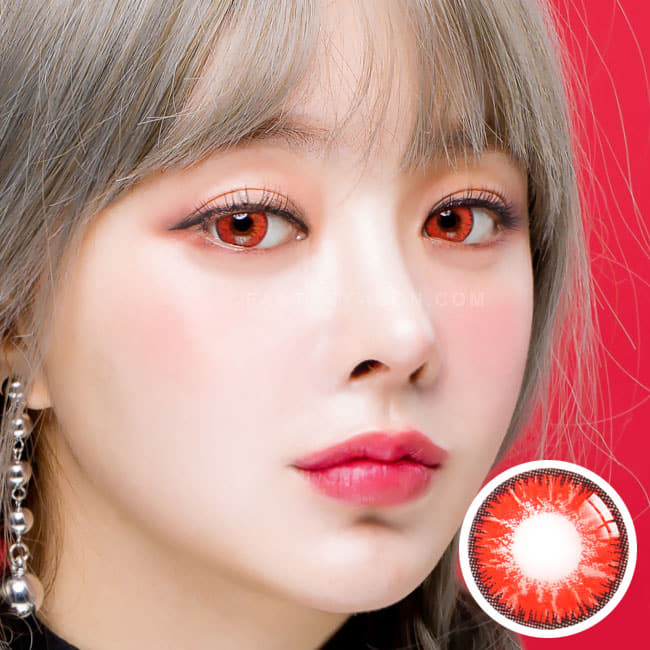 Candy Halloween Red Brown Contacts 2