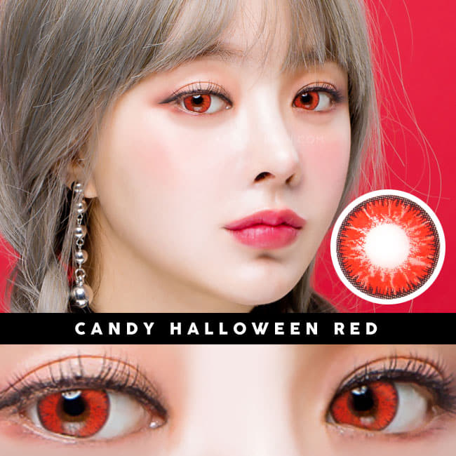 Candy Halloween Red Brown Contacts 5
