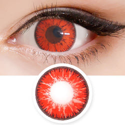 Candy Halloween Red Brown Contacts