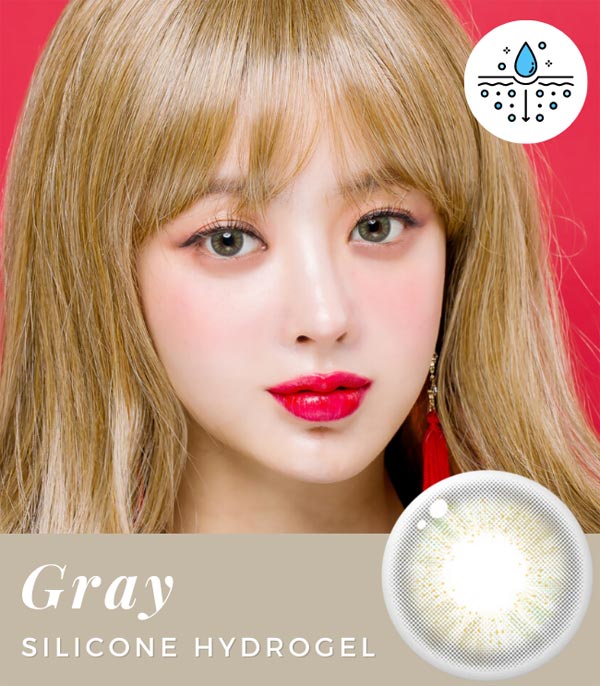 gng gray contacts Silicone hydrogel Lens