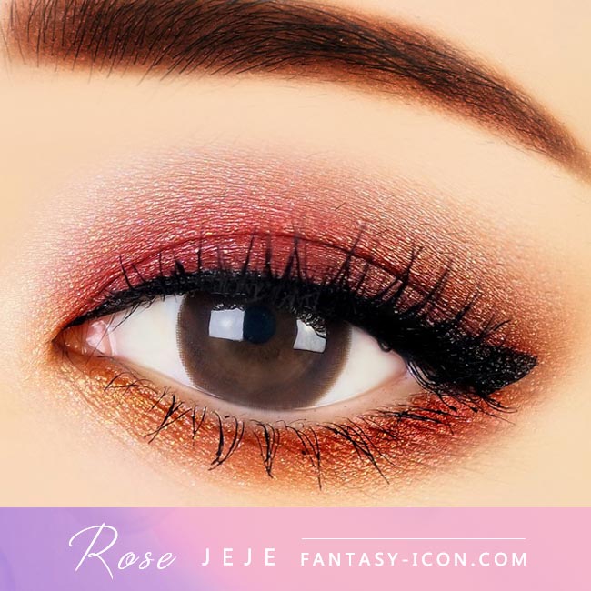 Chocolate Brown Contacts - Silicone Hydrogel Rose JeJe - Eyes 