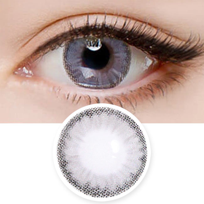 Toric Lens Cielo Cloud Grey Colored Contacts For Astigmatism