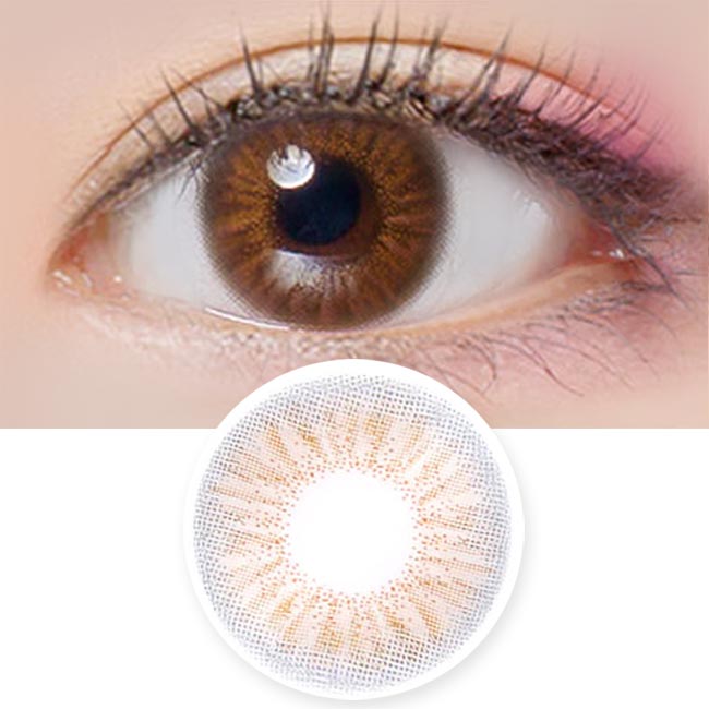 Colored Contacts Coco Peony Brown - Circle Lens