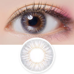 Colored Contacts Coco Peony Grey - Circle Lenses