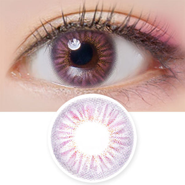 Colored Contacts Coco Peony Pink - Circle Lenses
