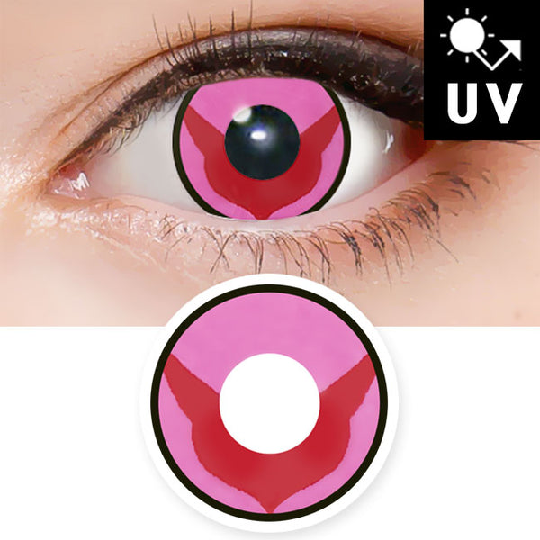 Code Geass Pink Contacts Halloween lenses Prescription UV Blocking