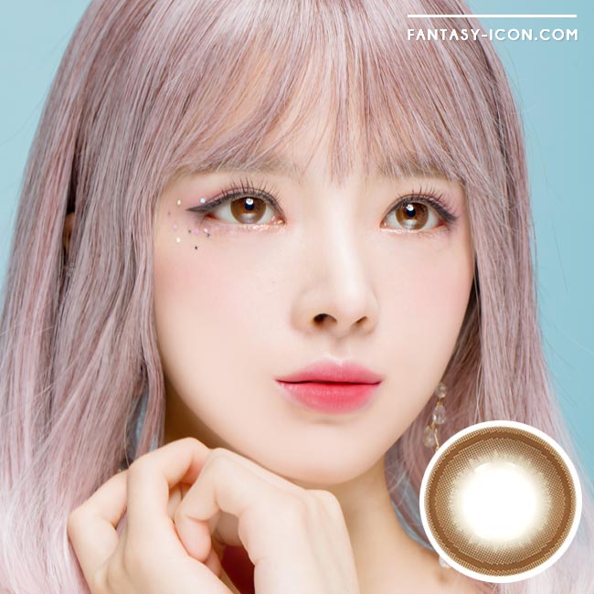  Colored Contacts Honey Sue Chocolate Brown - Circle Lenses 1
