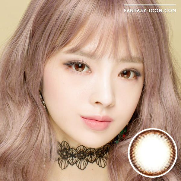 Natural Colored Contacts Pearl Brown - Circle Lenses 1