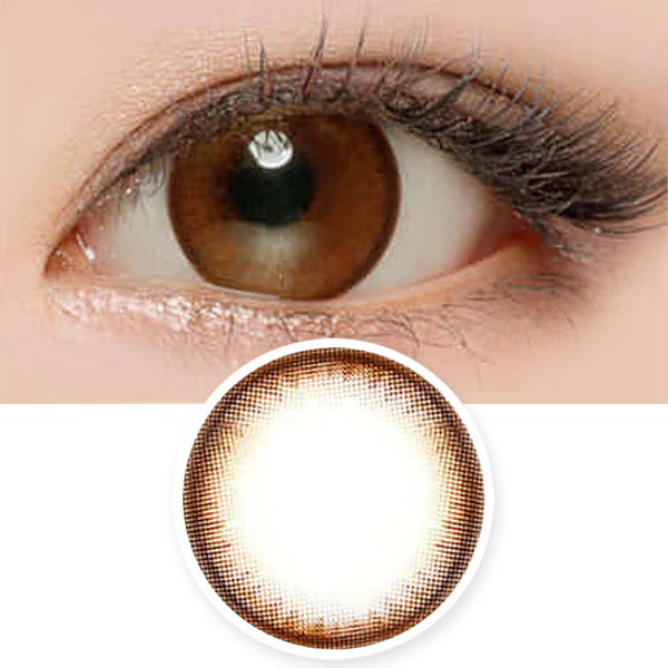 Natural Colored Contacts Pearl Brown - Circle Lenses