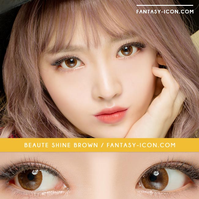  Colored Contacts Beaute Shine Brown - Circle Lenses 3