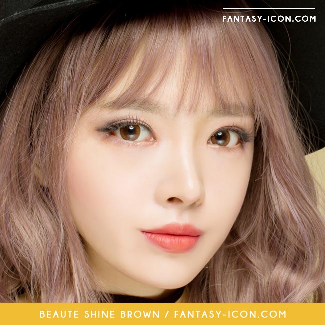  Colored Contacts Beaute Shine Brown - Circle Lenses 4