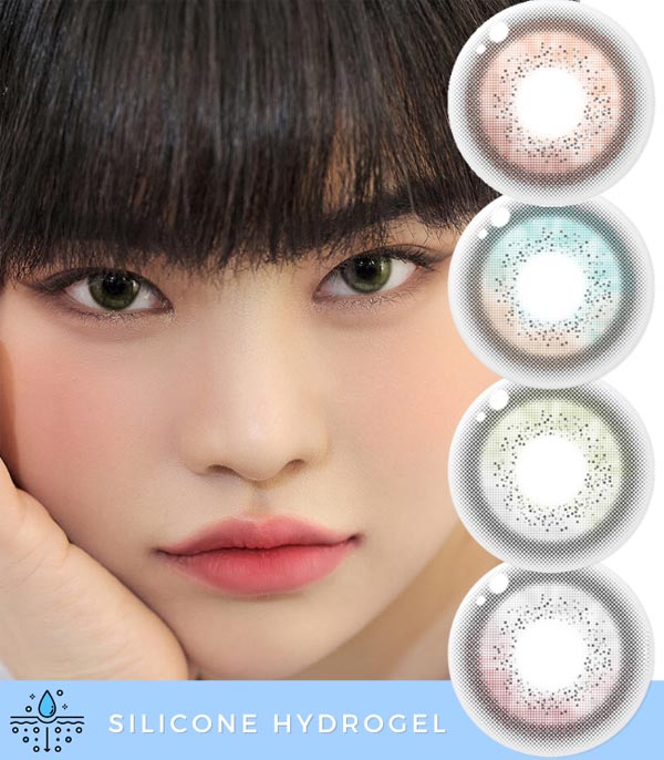 1DAY Silicone hydrogel Cooling color contacts 10 Lenses