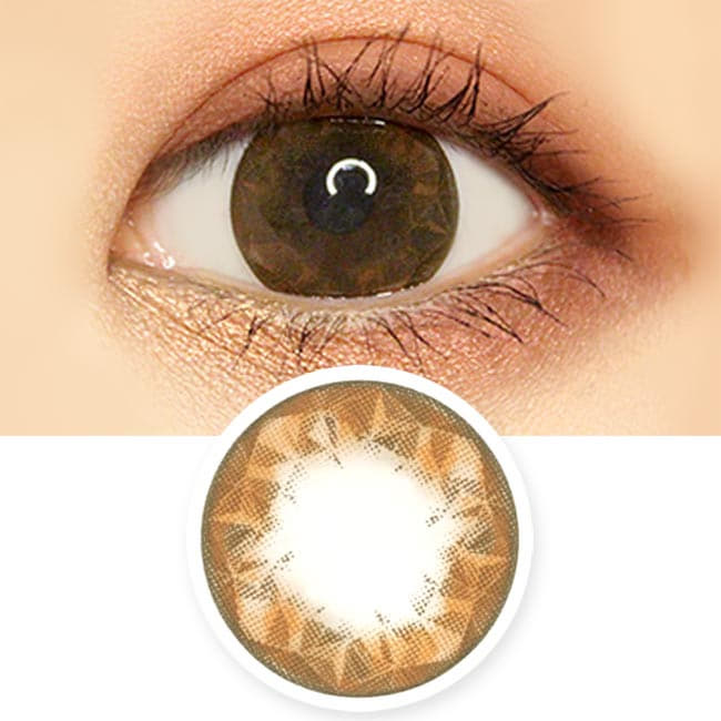 Crystal Ruby Queen Brown Colored Contacts - Circle Lens